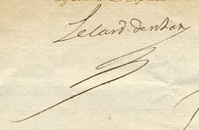 Illustration is of the signature only.