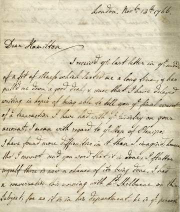 The image shows one page from the earlier letter.