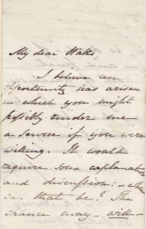 The image shows the first page of one letter only.